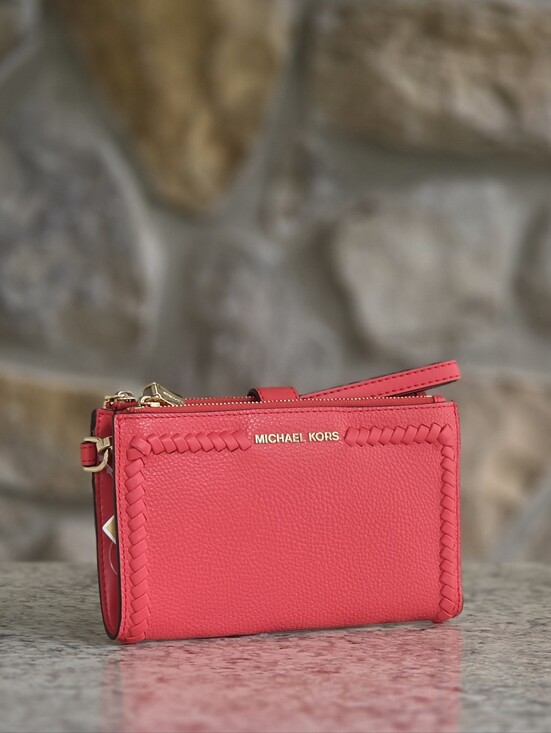 Michael Kors Handbags - Michael Kors Jet Set Double Zip Wristlet